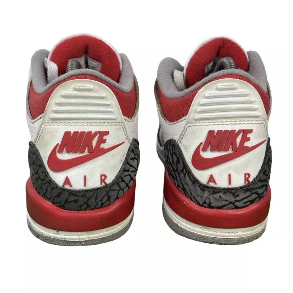 Nike Air Jordan 3 Retro OG Fire Red 2022 GS Athletic Shoes 7y 8.5W DM0967 160 - Picture 5 of 7